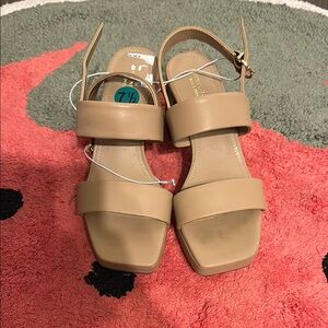 Marc New York Beige Strap Sandals
